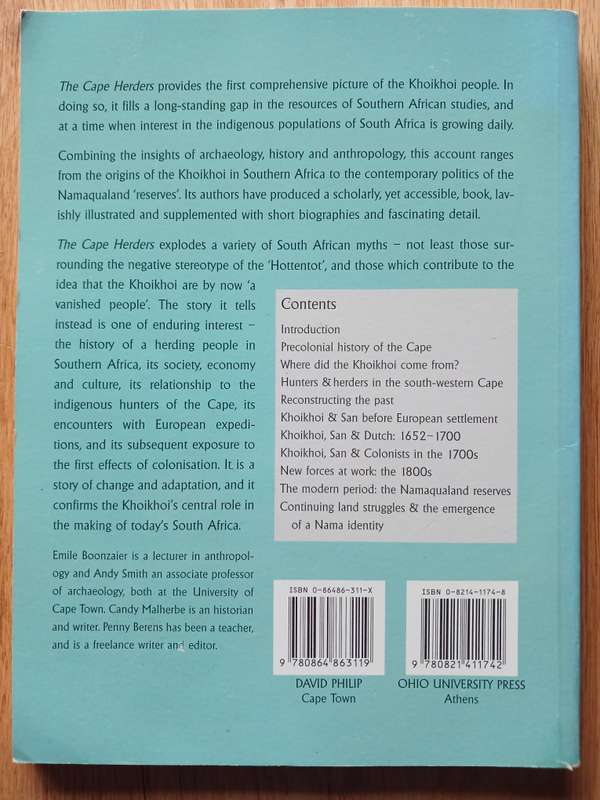 The Cape Herders - A History of the Khoikhoi of Southern Africa