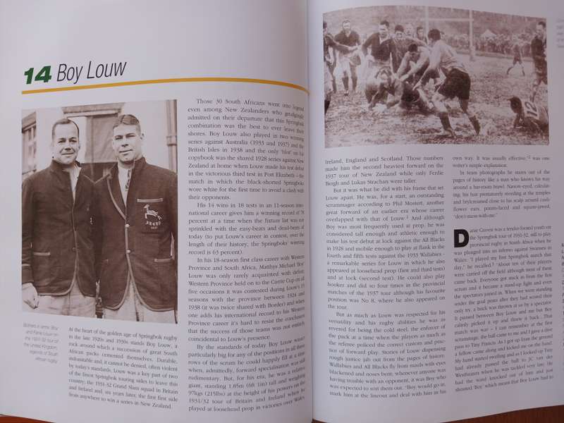 The Chosen - The 50 greatest Springboks of all time by Andy Colquhoun & Paul Dobson
