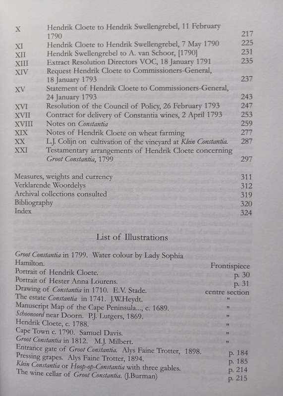 Hendrik Cloete, Groot Constantia and the VOC 1778-1799 (Van Riebeeck Society Second Series No. 34)