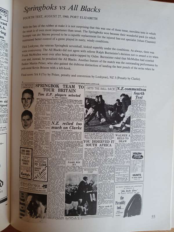 Great Springbok Rugby Tests - 100 Years of Headlines