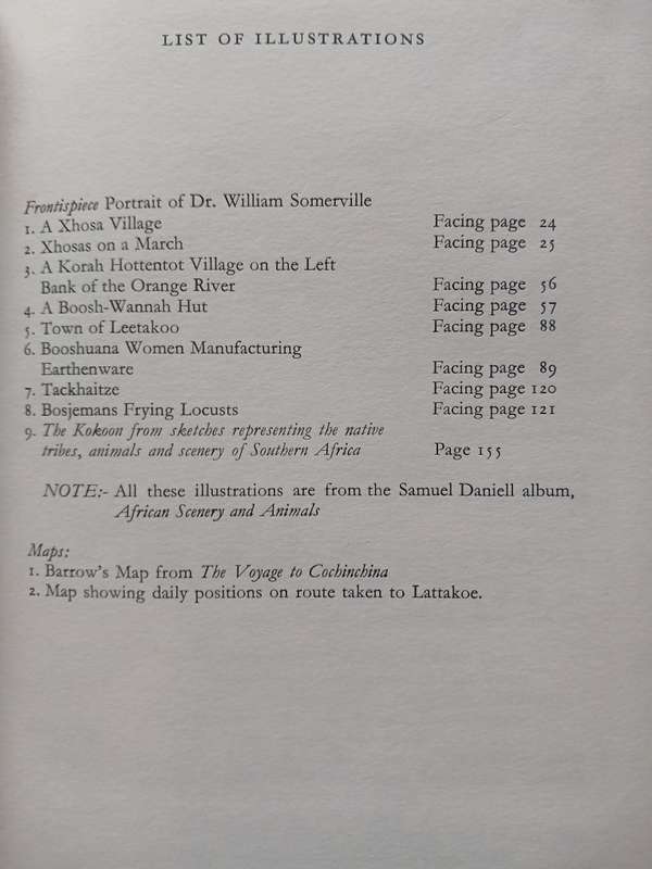William Somerville's narrative of his journey to the Eastern Cape Frontier and to Lattakoe 1799-1802