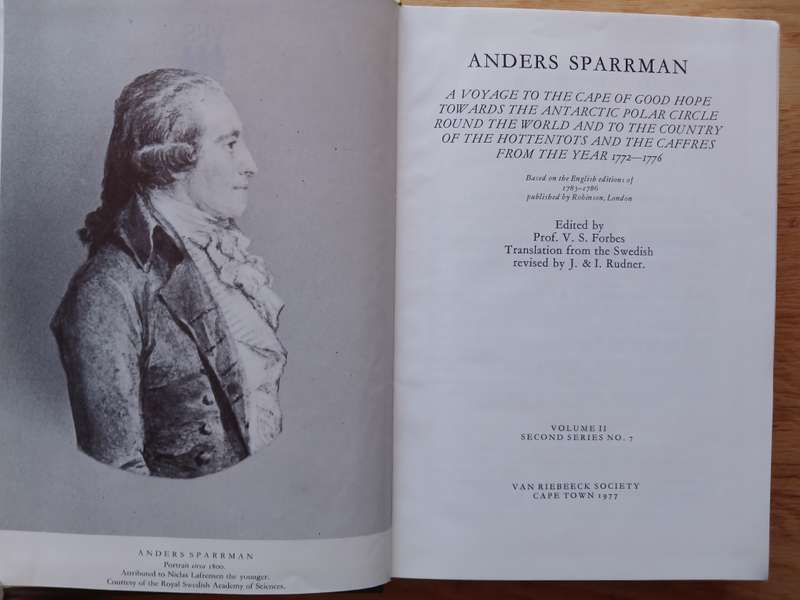 Anders Sparrman - A Voyage to the Cape of Good Hope towards the Antarctic Polar Circle etc.
