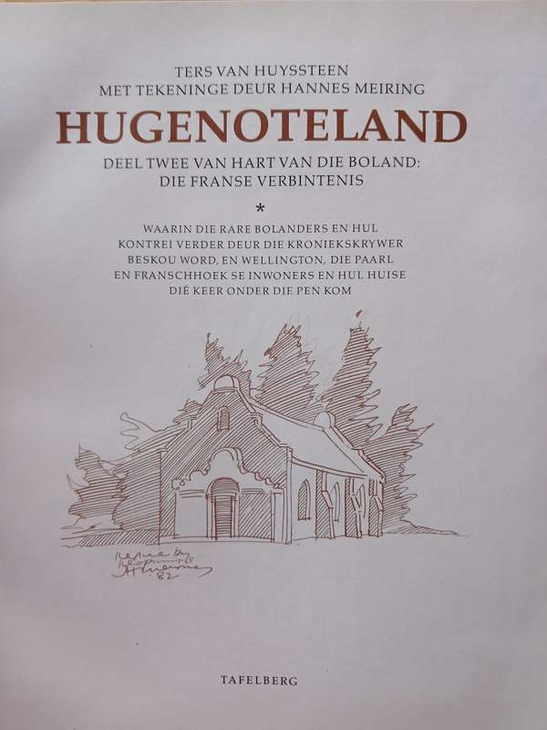 Hugenoteland - SIGNED BY BOTH AUTHOR AS WELL AS ARTIST