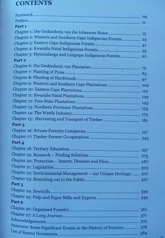 There is honey in the Forest - The history of Forestry in South Africa