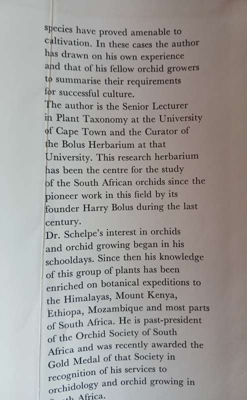 An Introduction to the South African Orchids