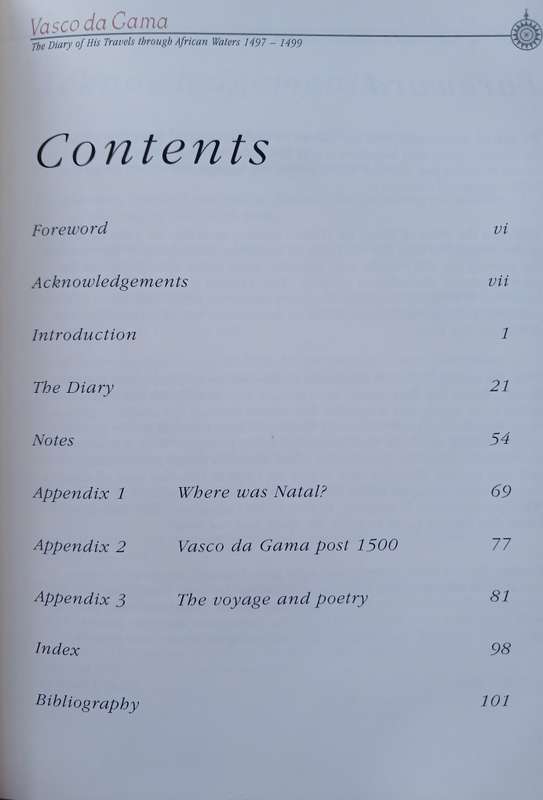 Vasco da Gama - The Diary of his travels through African Waters 1497-1499