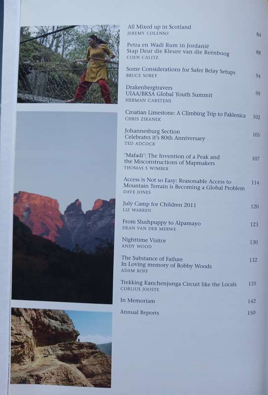 The Journal of the Mountain Club of South Africa Number 114