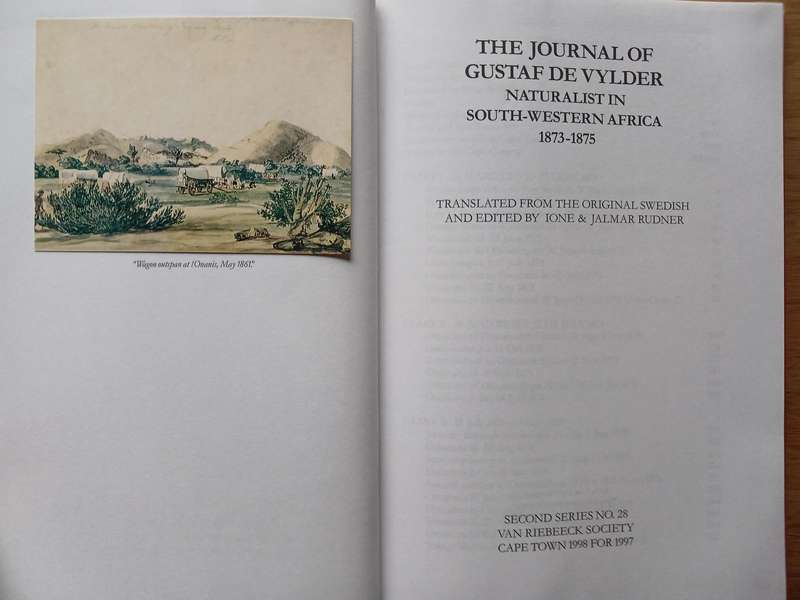 The Journal of Gustav de Vylder : Naturalist in South-Western Africa 1873-1875