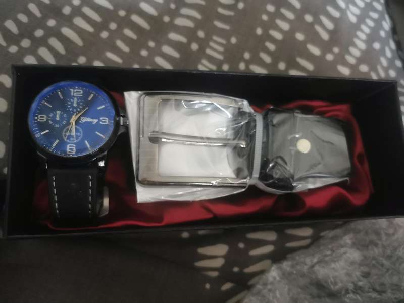 Wow amazing luxurious Men's watch with leather belt
