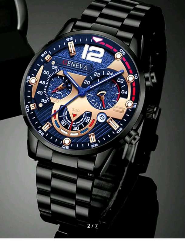 Men's 3pcs Quartz Watch set