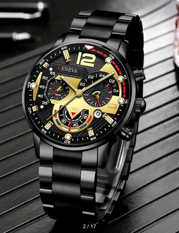 Men's 3pc Quartz Watch set