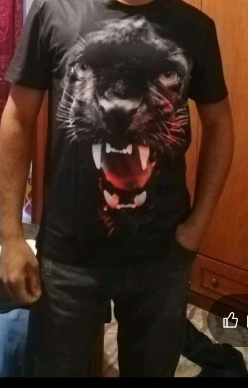 Wow amazing luxurious Men's 3D animal printed T-shirt