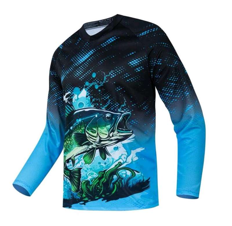 Wow amazing luxurious Men's uv 100 sun protected 3D fishing T Shirts