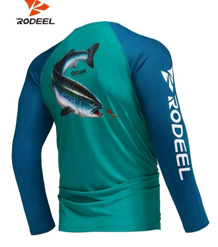Wow amazing luxurious Men's RODEEL ocean protected fishing T-shirt