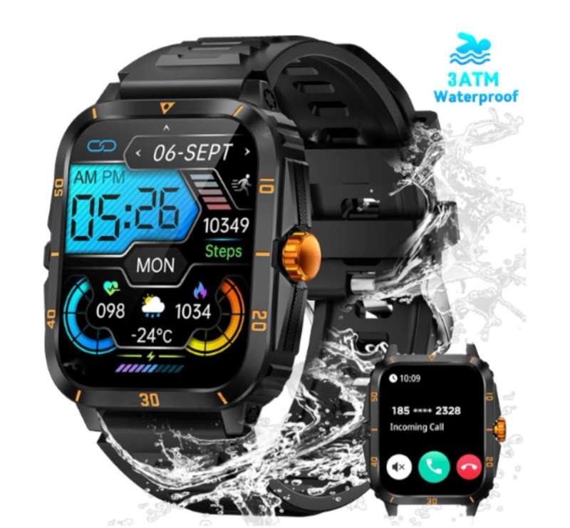 30amt waterproof smartwatch