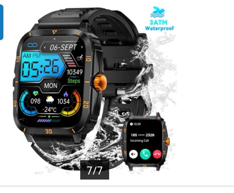 30amt waterproof smartwatch