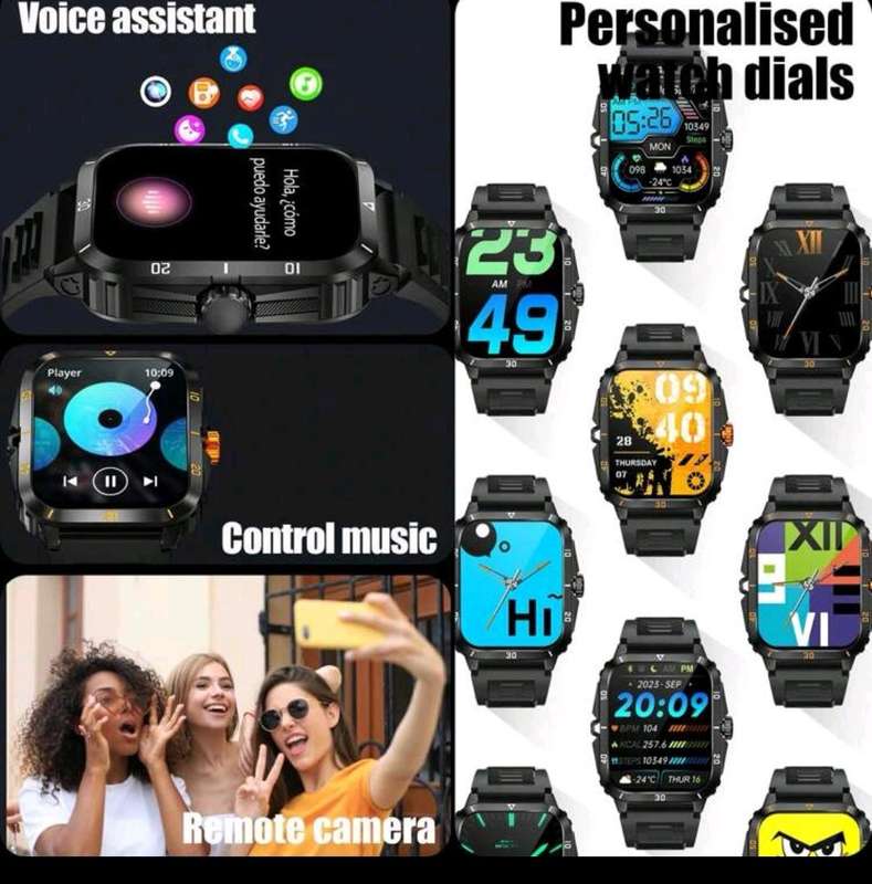 30amt waterproof smartwatch