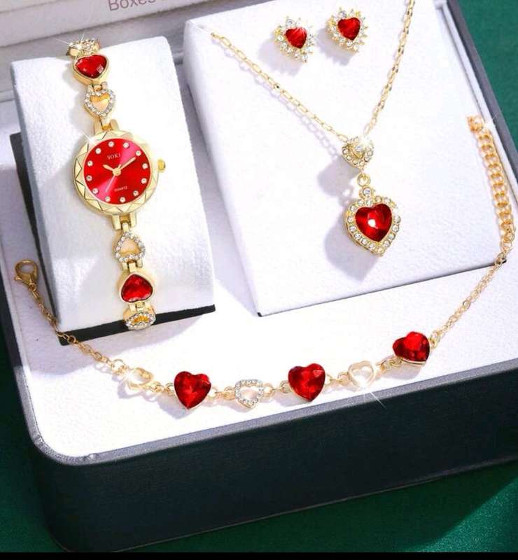 Wow amazing luxurious woman Quartz Watch set