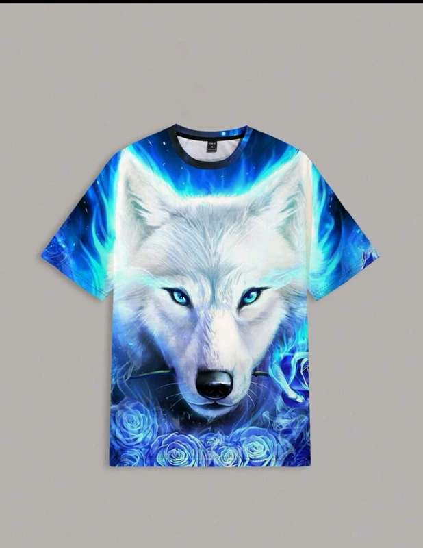 Wow amazing luxurious Men's Manfinity LEGND Men's 3d printed wolf T shirt