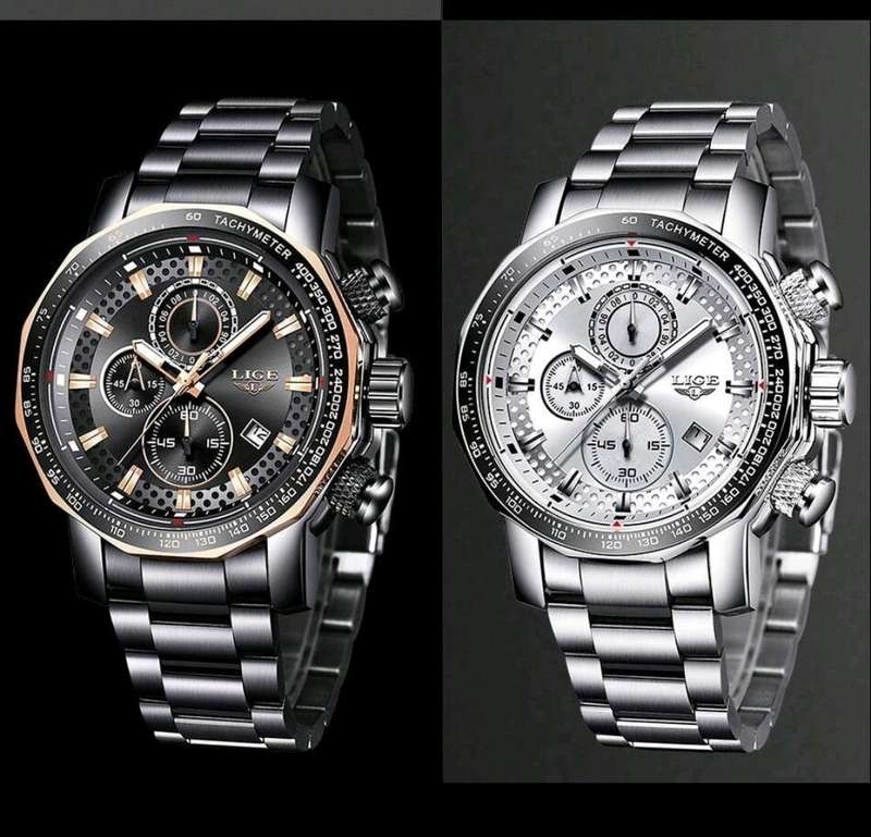 Wow amazing luxurious Men's LIDGE glow in the dark waterproof watch