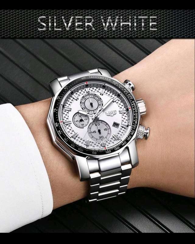 Wow amazing luxurious Men's LIDGE glow in the dark waterproof watch