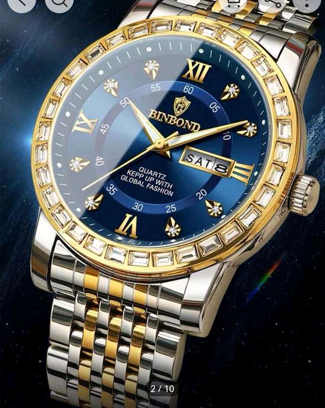 BINBOND diamond dail waterproof  watch