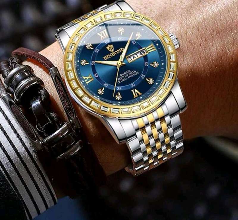 BINBOND diamond dail waterproof  watch