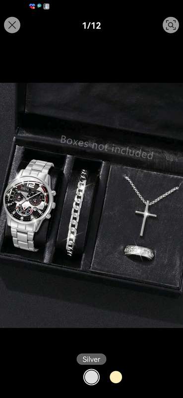 Wow amazing luxurious luxurious 2pcs Quartz Watch set