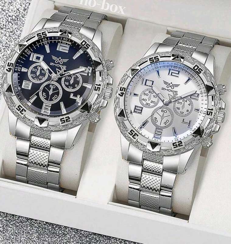 Wow amazing luxurious Men's 2pc ZHOwe watch set
