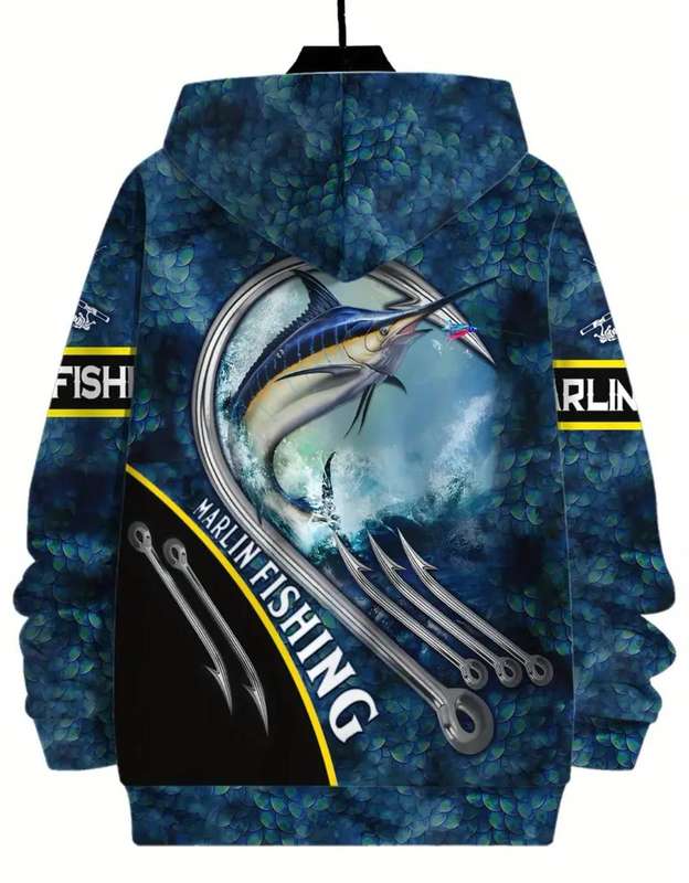 Men's Manfinity Marlin Fishing Hoodie
