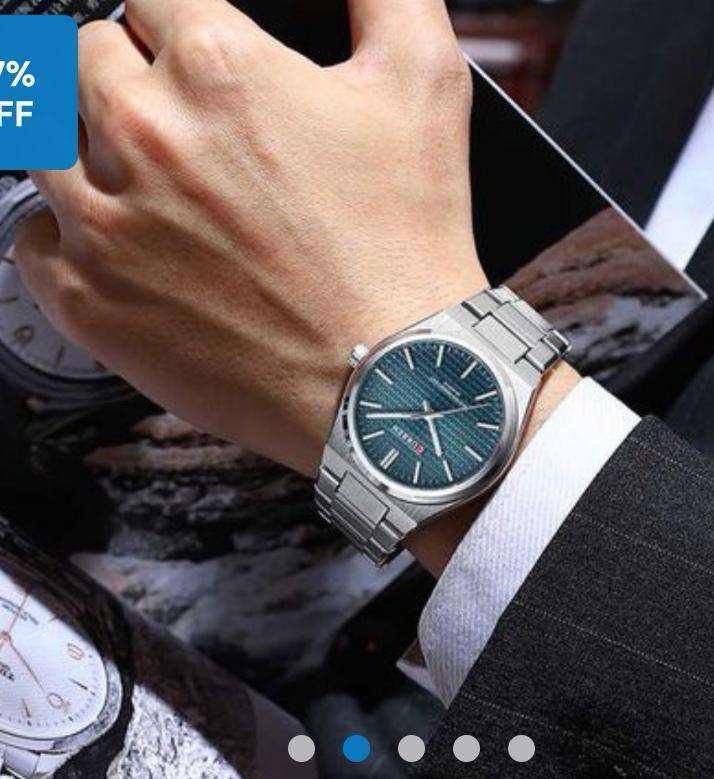 Curren waterproof watch