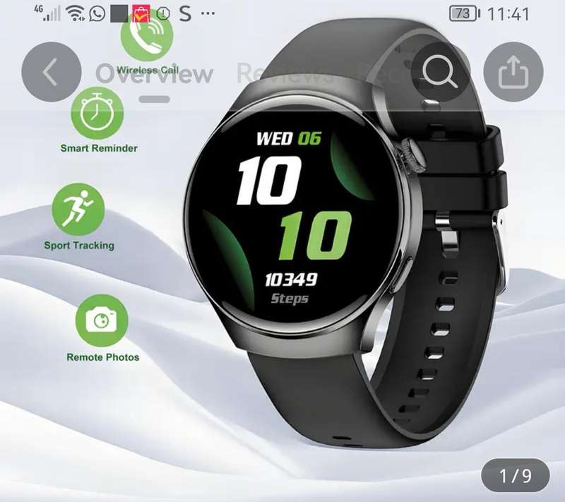 Luxurious smartwatch with gps