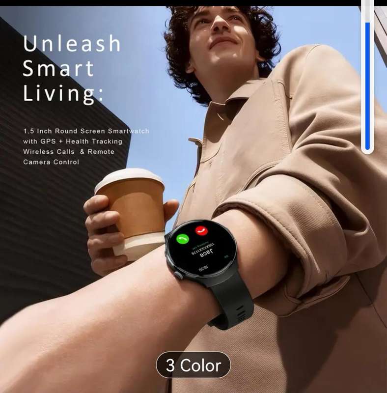 Luxurious smartwatch with gps