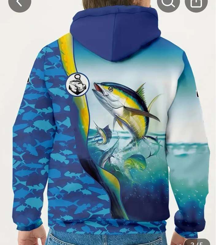 Men's Manfinity Tuna Fishing Hoodie