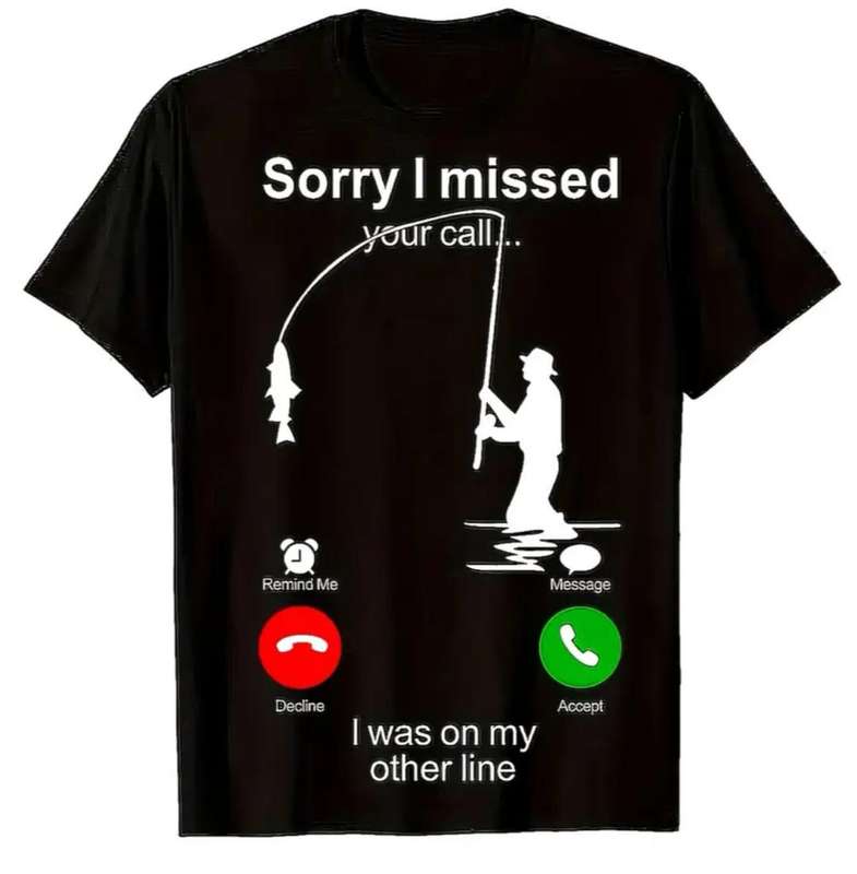 Wow amazing luxurious Men's luxurious fishing T T shirt