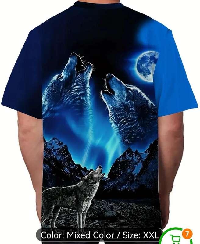 Wow amazing luxurious Men's Manfinity LEGND wolf T shirt