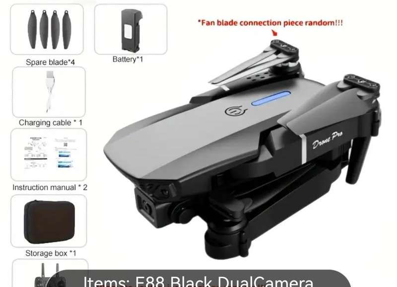 Wow amazing  E88 Dual camera  drone