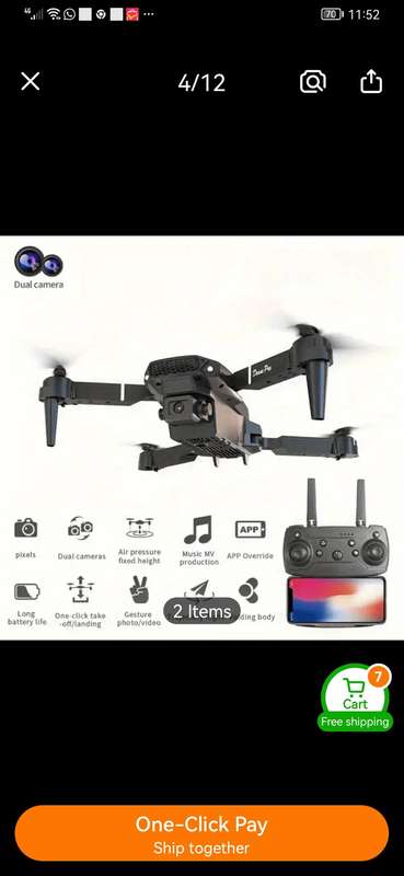 Wow amazing  E88 Dual camera  drone
