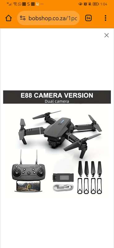 Wow amazing  E88 Dual camera  drone