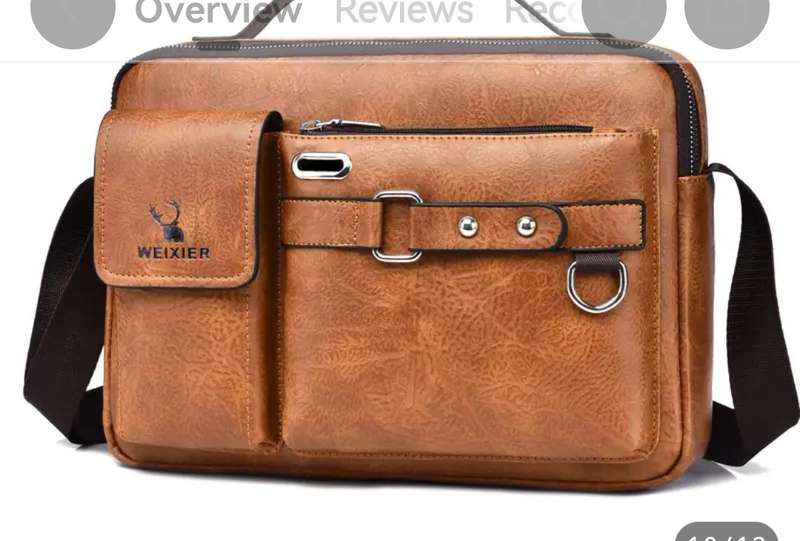 Manfinity leather bag