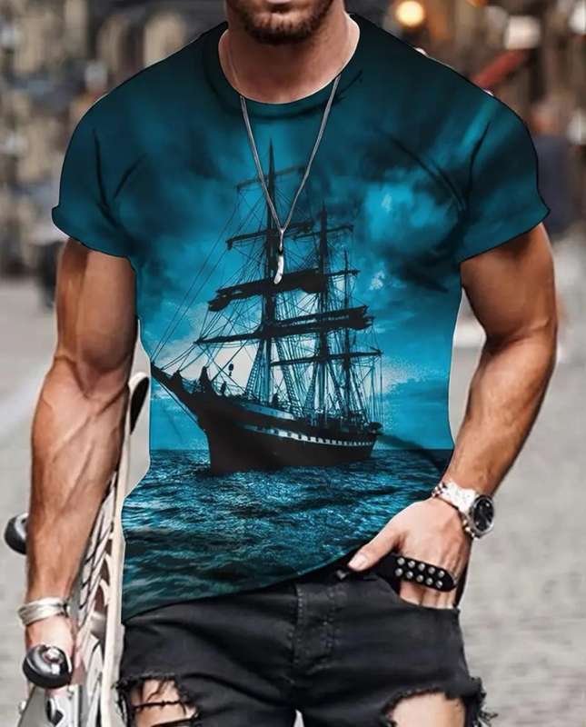 Men's Manfinity Boat T-Shirt