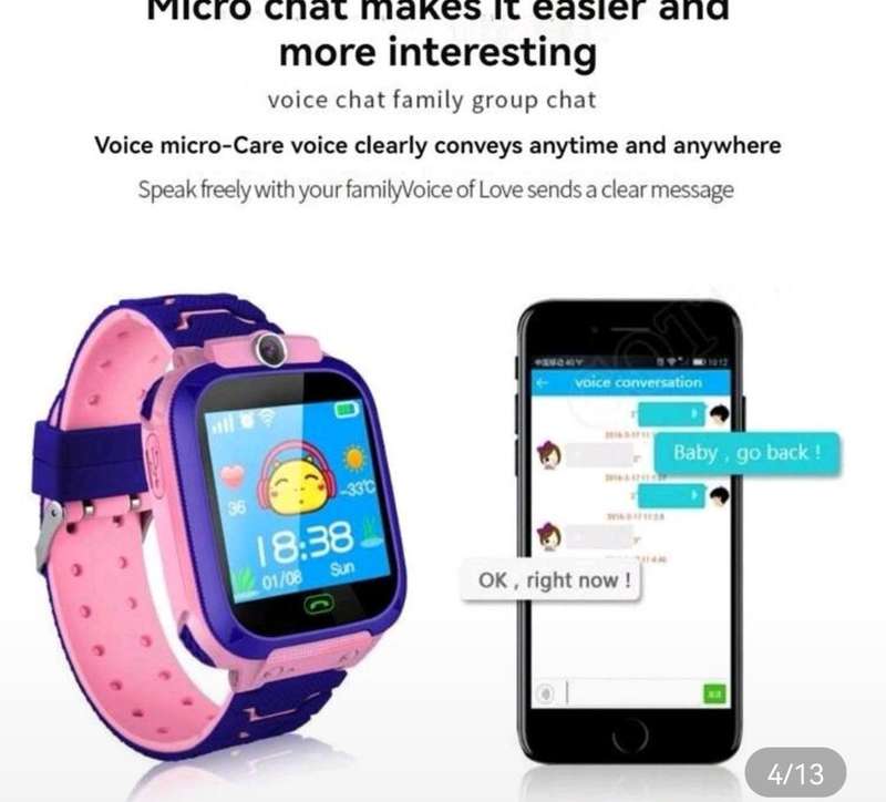 waterproof smartwatch / blue.