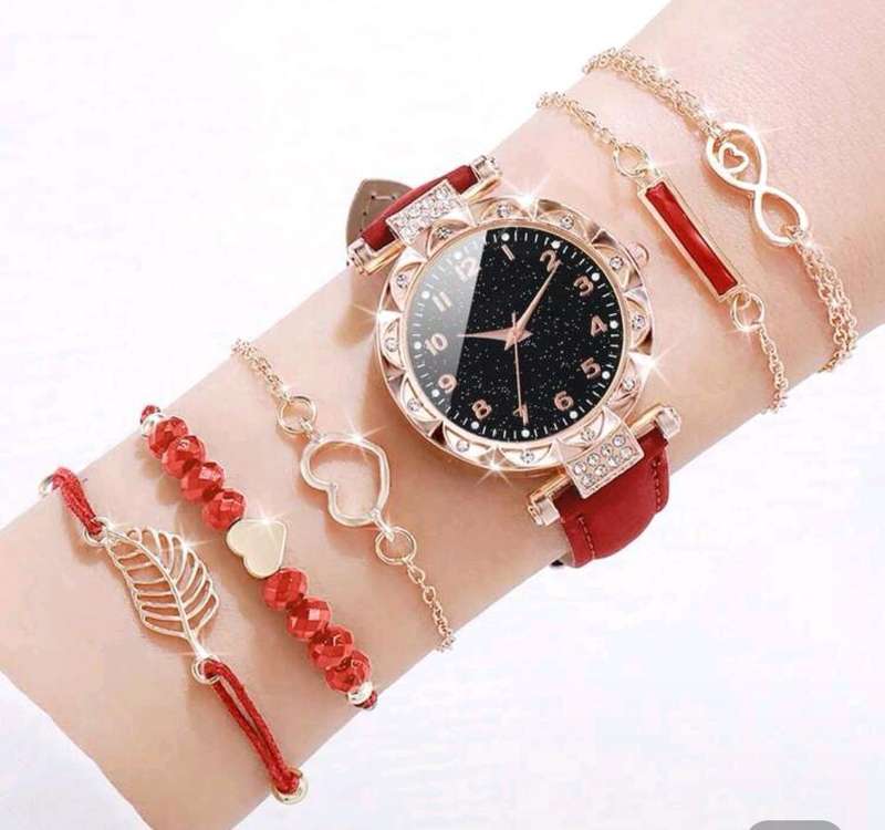 6pcs Quartz Watch Set