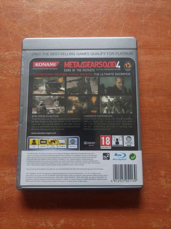 Metal gear solid 4