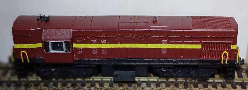 SAR Class 31-000 Diesel Locomotive #31-018 body mounted on HO Scale Walthers chassis