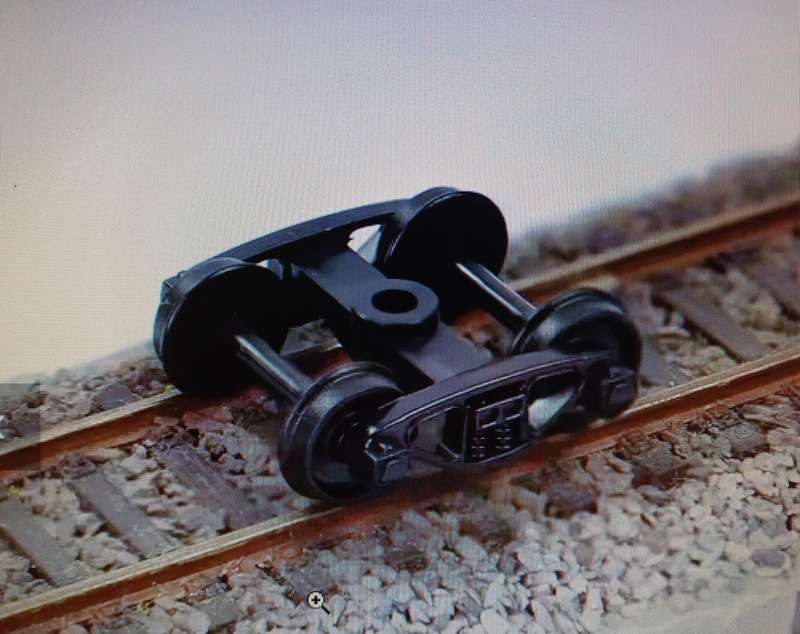 HO Scale Bogie with 33" Plastic Wheels
