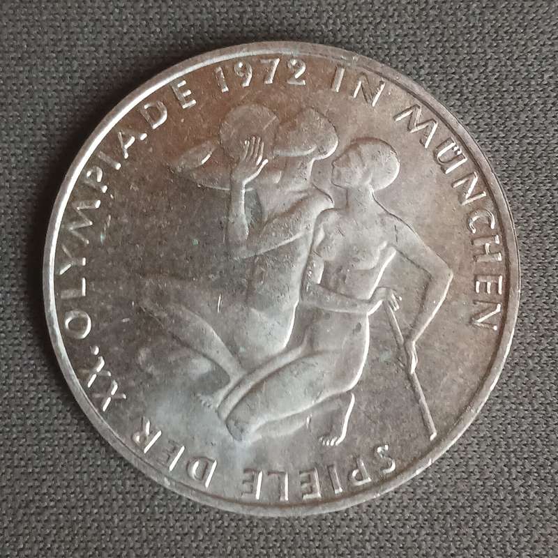 5 Deutsche Mark Friedrich Ebert & 10 Deutsche Mark Olympic Games in Munich