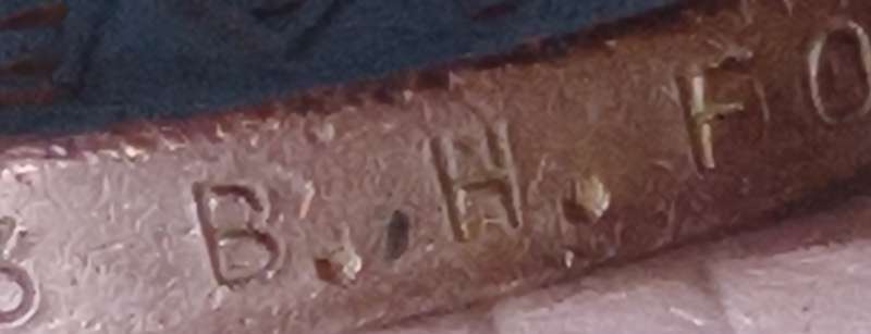 WW2 Engraved George VI War Medal 104763 B.H. Fourie