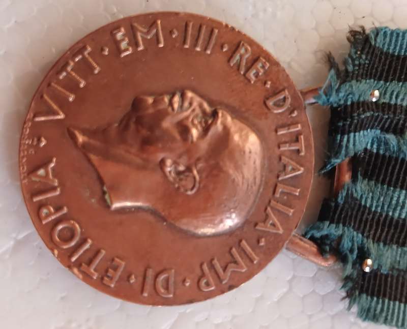 1936 WW2 Italy Ethiopia Africa Orientale Medal