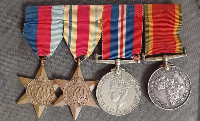 4 x WW2 MEDALS : 108982 W.R.KING